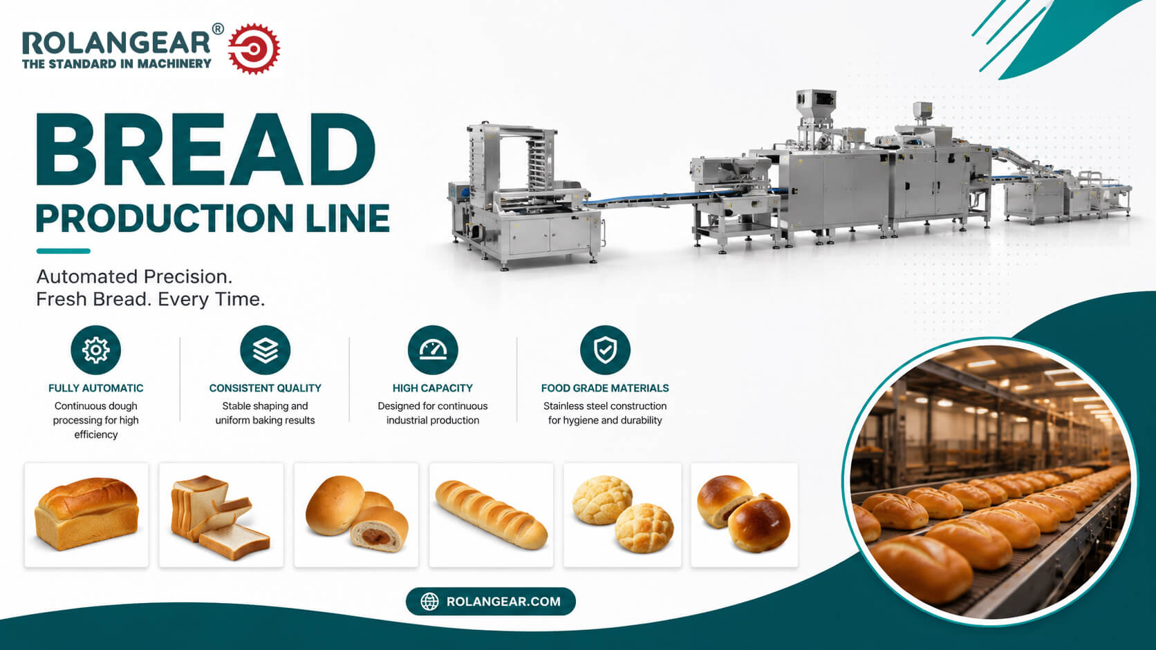 Complete Bread Production Line