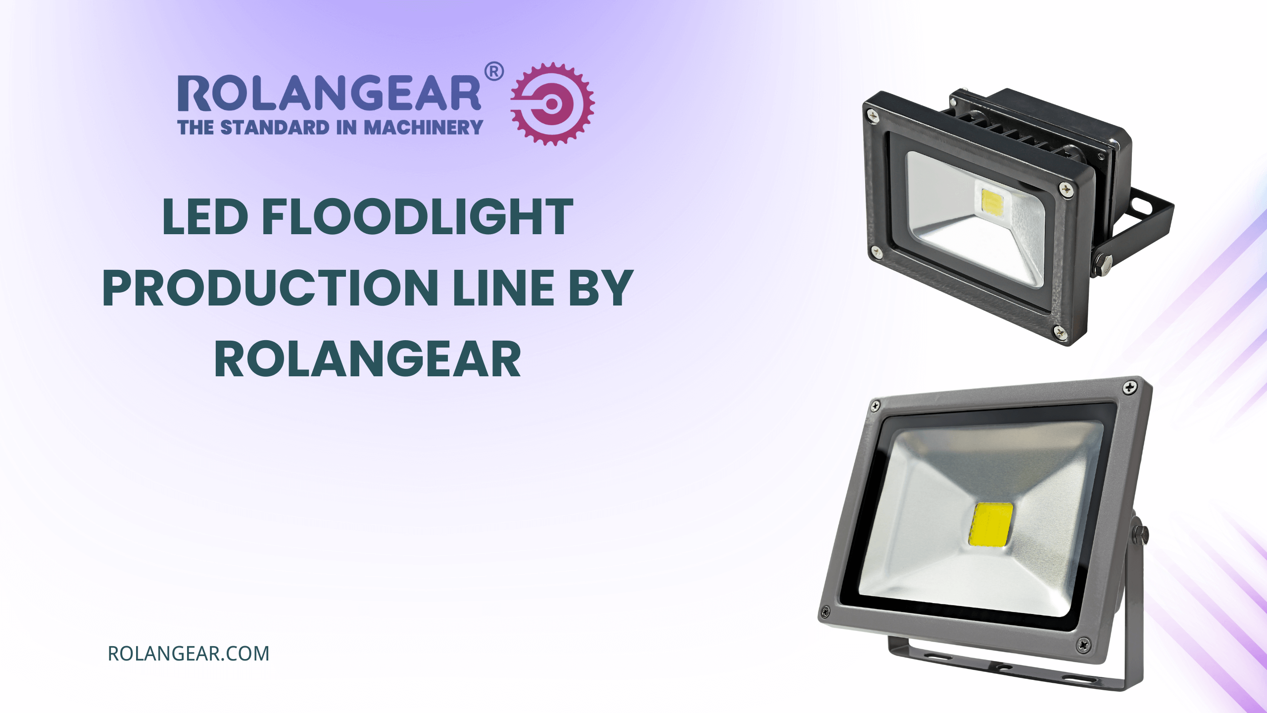 LED Floodlight Production Line by Rolangear