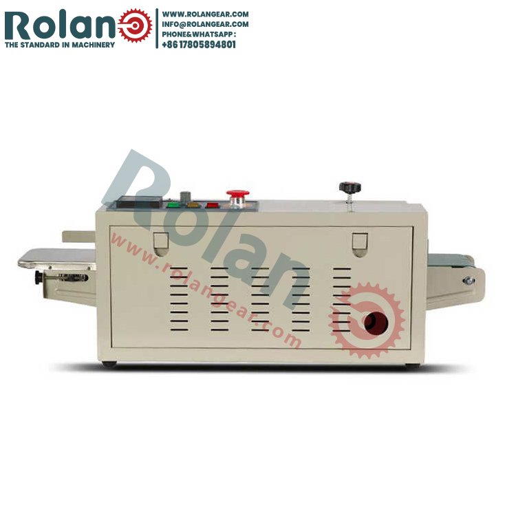 آلة غلق الأكياس البلاستيكية المستمرة المصنوعة من الفولاذ المقاوم للصدأ من رولان ⚙