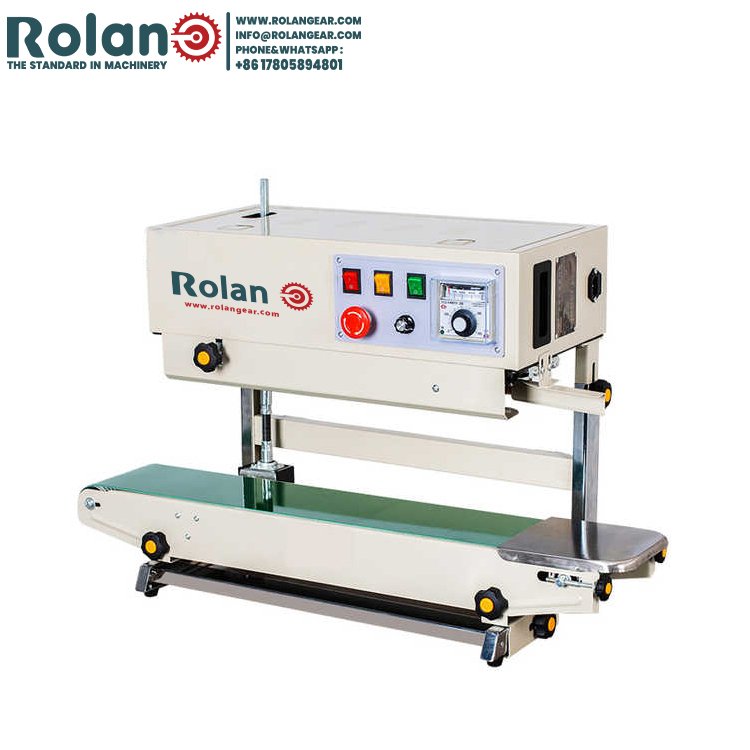 آلة ختم الأكياس العمودية الأوتوماتيكية المستمرة من رولان ⚙