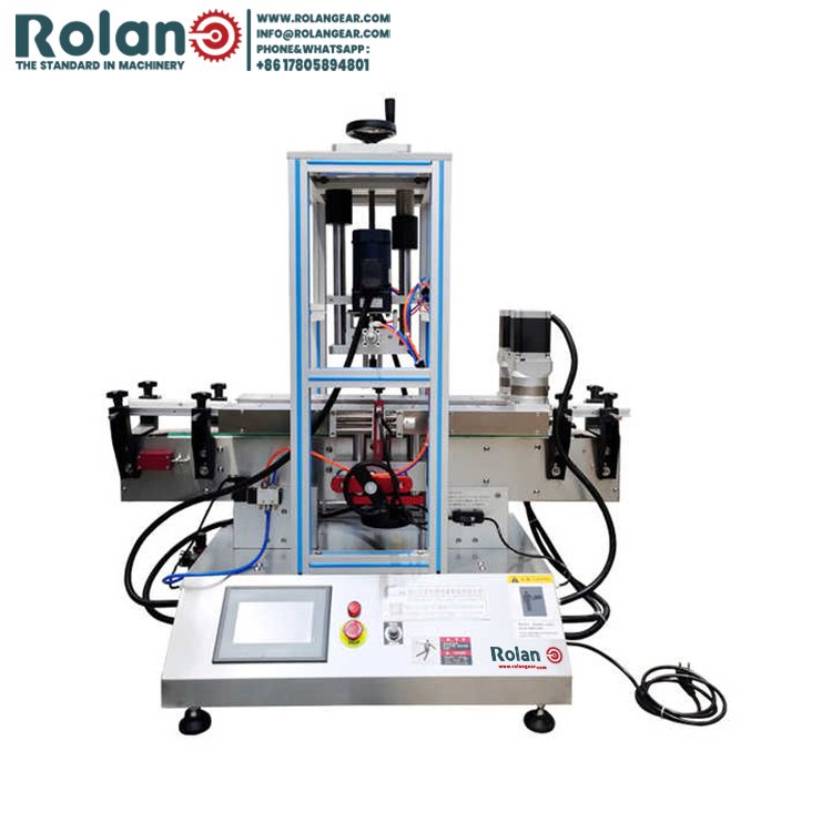 Automatic continuous tabletop desk type capping machine Rolan ⚙