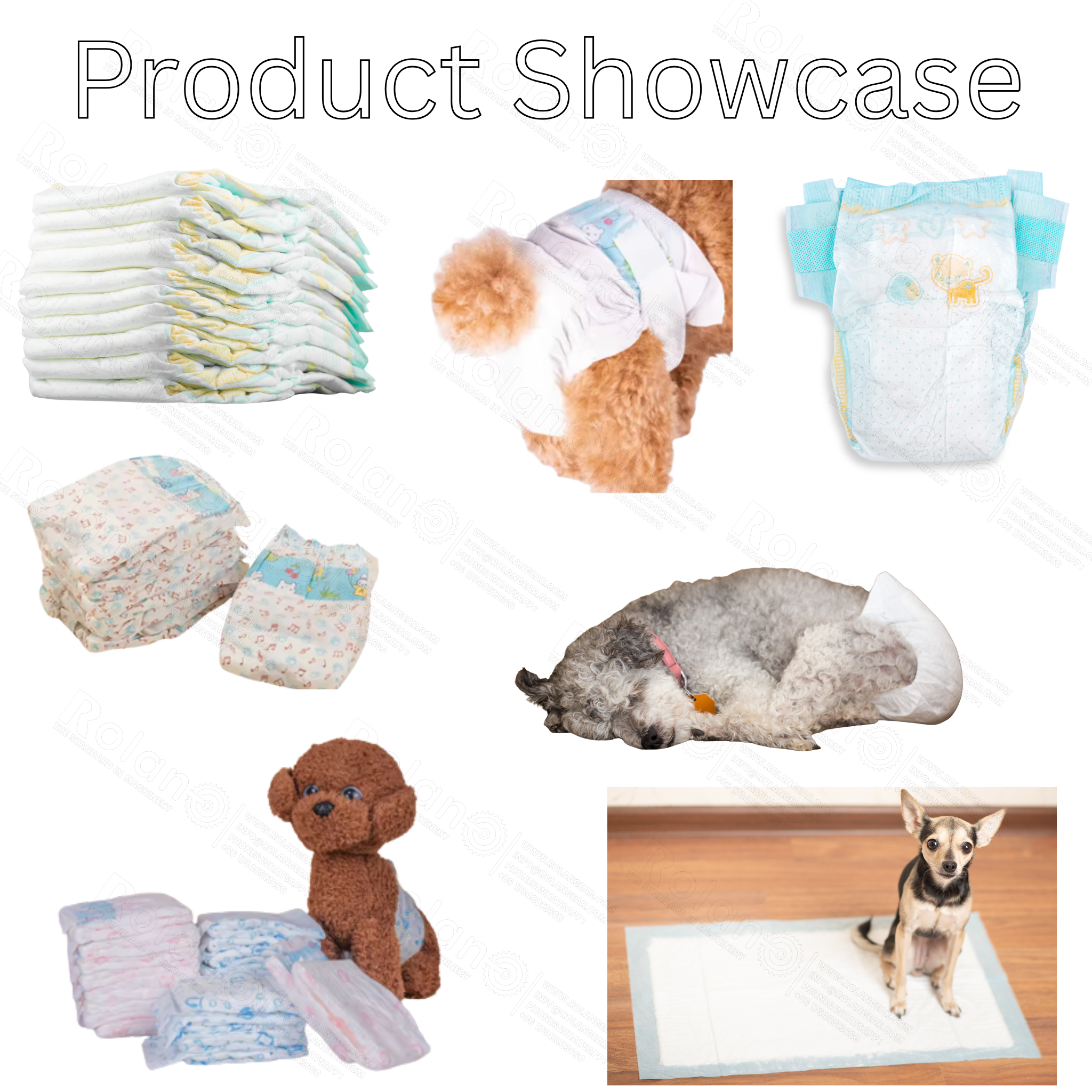 Full Servo Pet Diaper Machine Production Line