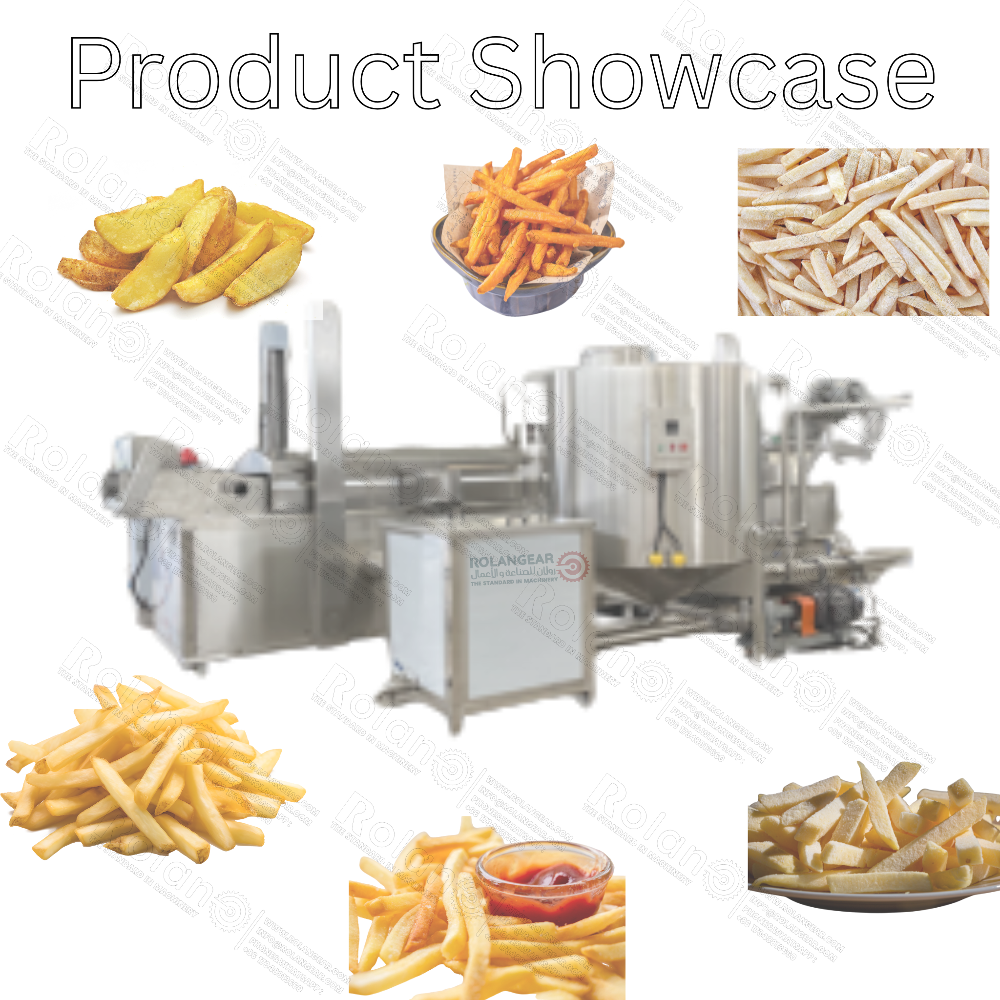 Quality Control Throughout the Frozen French Fries Production Line