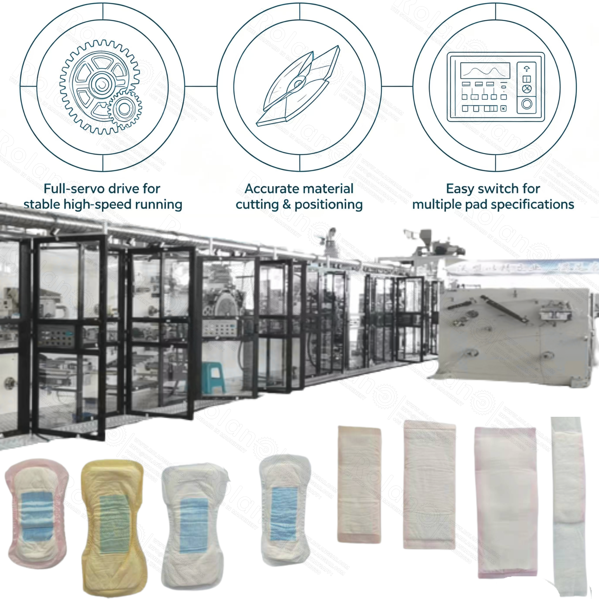 Full Servo Light Inco Pad Prodcution Line