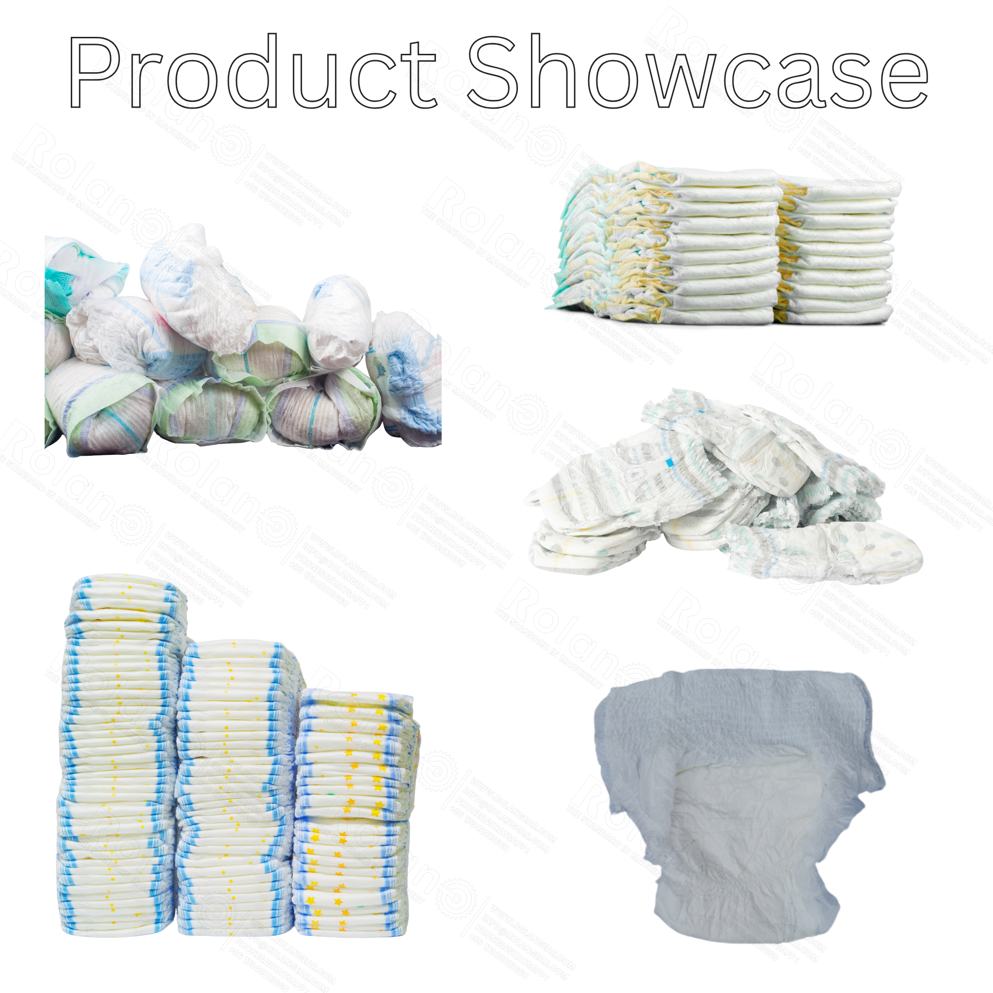 Full Servo Adult Pull Up Diapers Machine Production Line