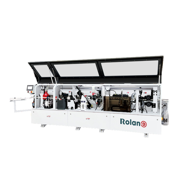 Compact automatic edge banding machine