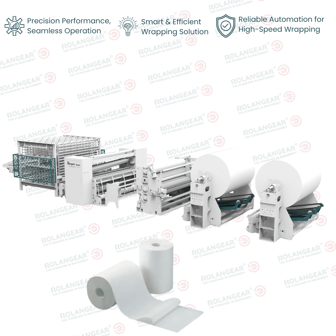 RGT-502F Automatic Toilet Roll Rewinding Production Line