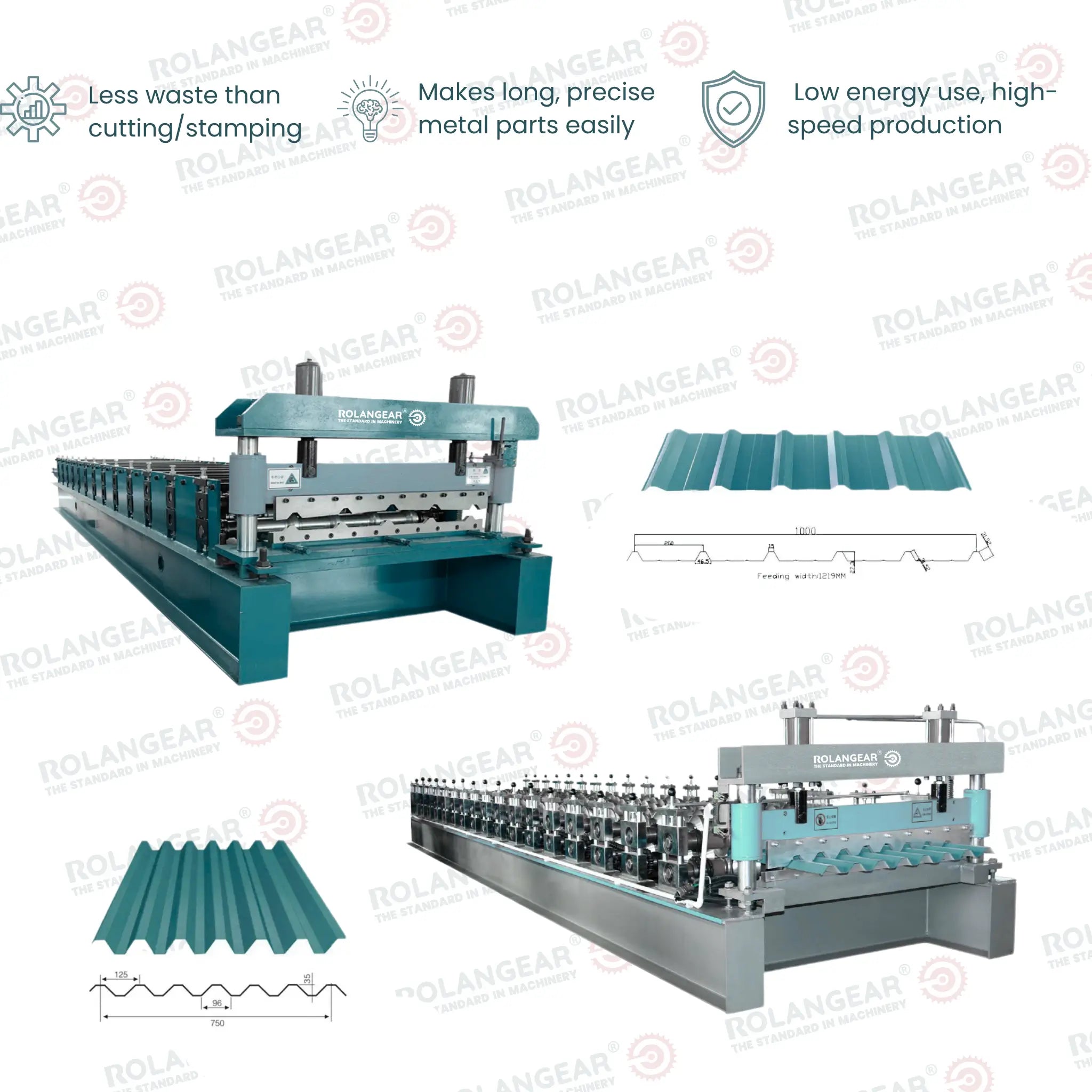 RGT-524F 840/860 Color Steel Roll Forming Machine