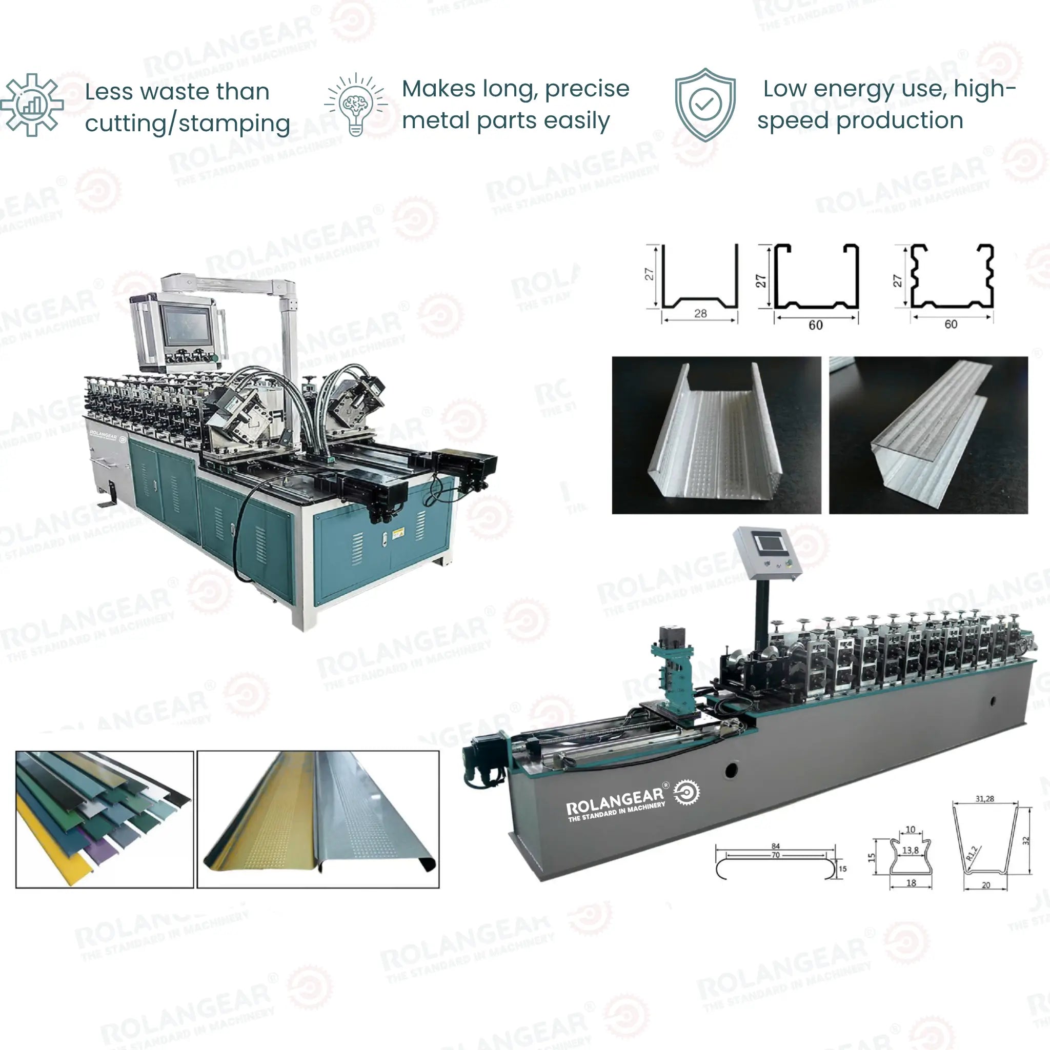 RGT-534F Multi-Profile Roll Forming Machine