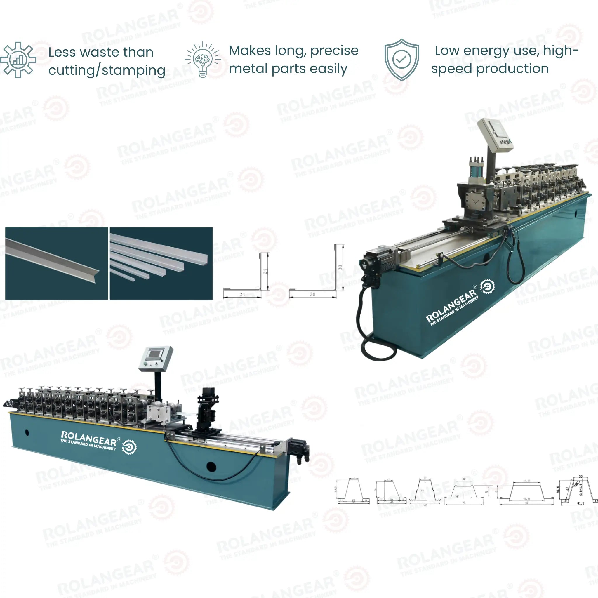 RGT-535F Multi-Function Roll Forming Machine