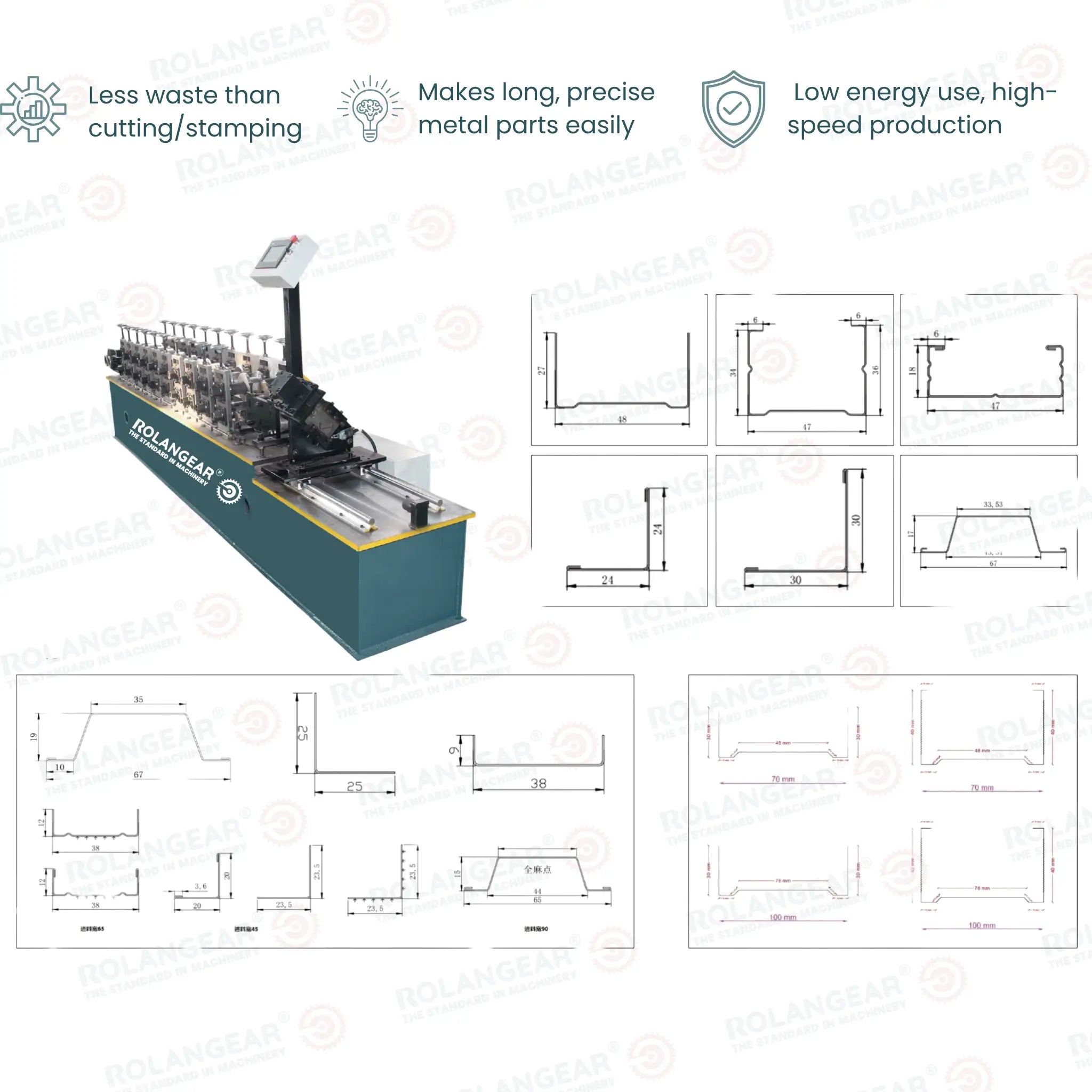 RGT-538F International Keel Roll Forming Machine