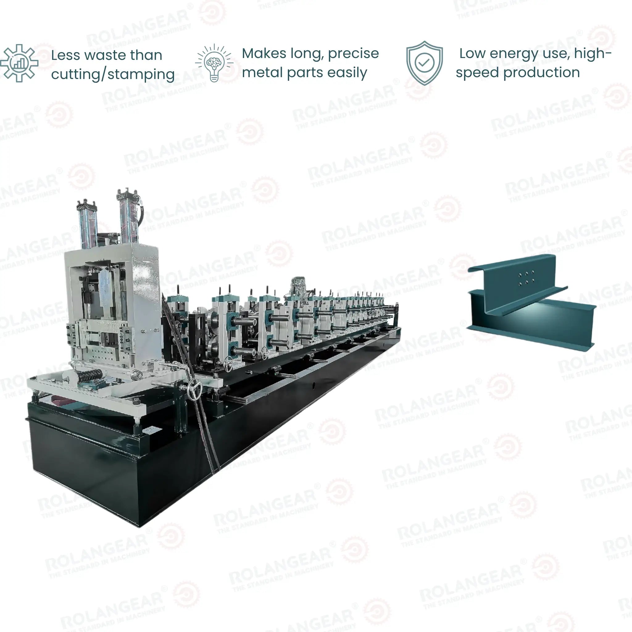 RGT-545F Full Automatic C/Z Purlin Roll Forming Machine