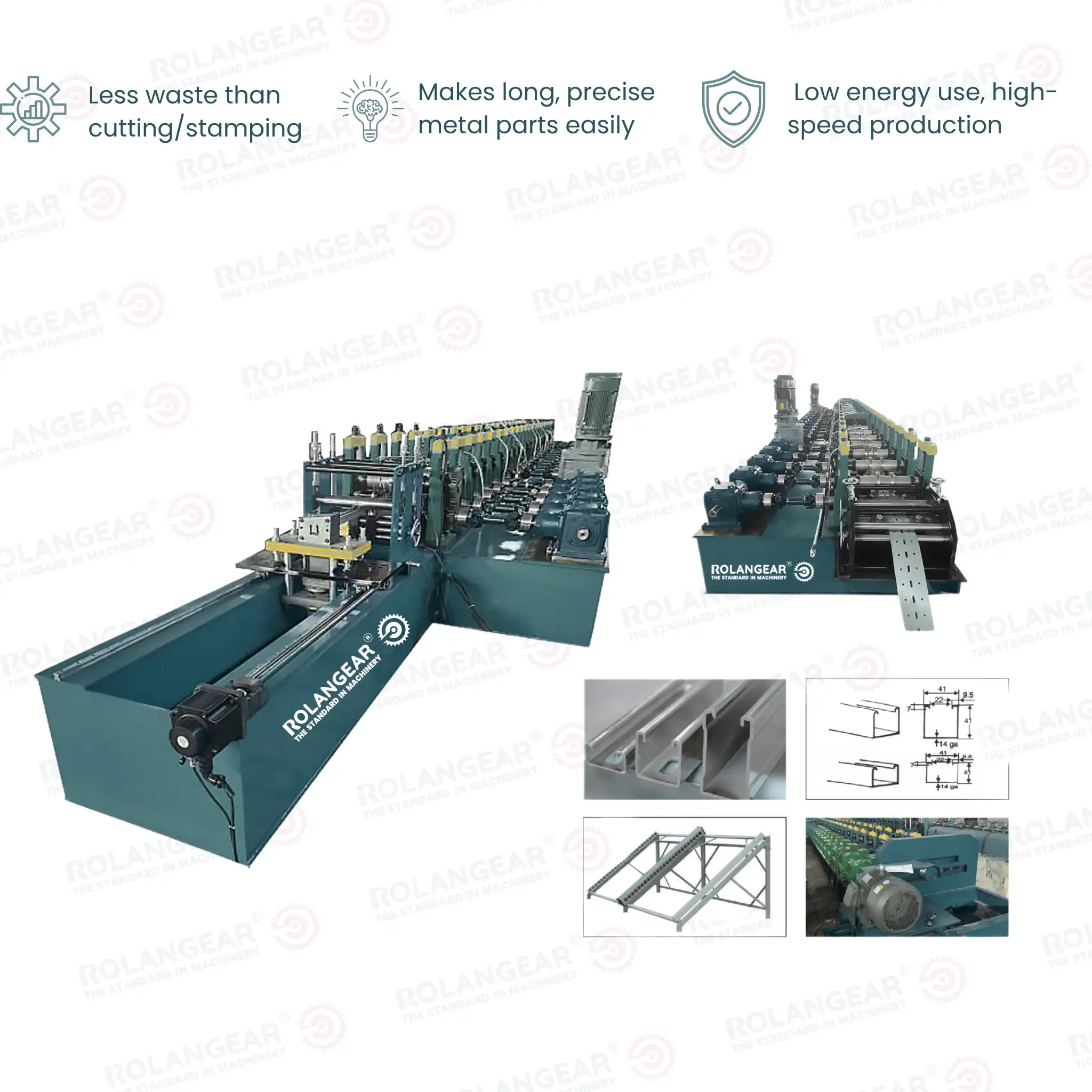 RGT-555F Photovoltaic Support Roll Forming Machine
