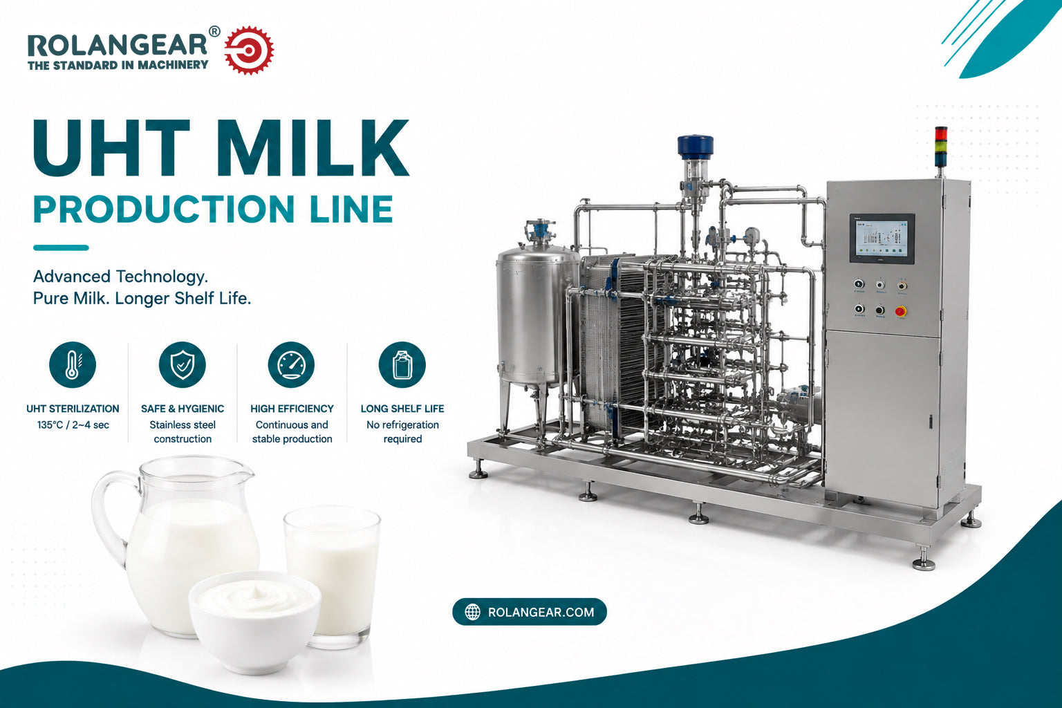 UHT Milk vs Pasteurized Milk Production Lines