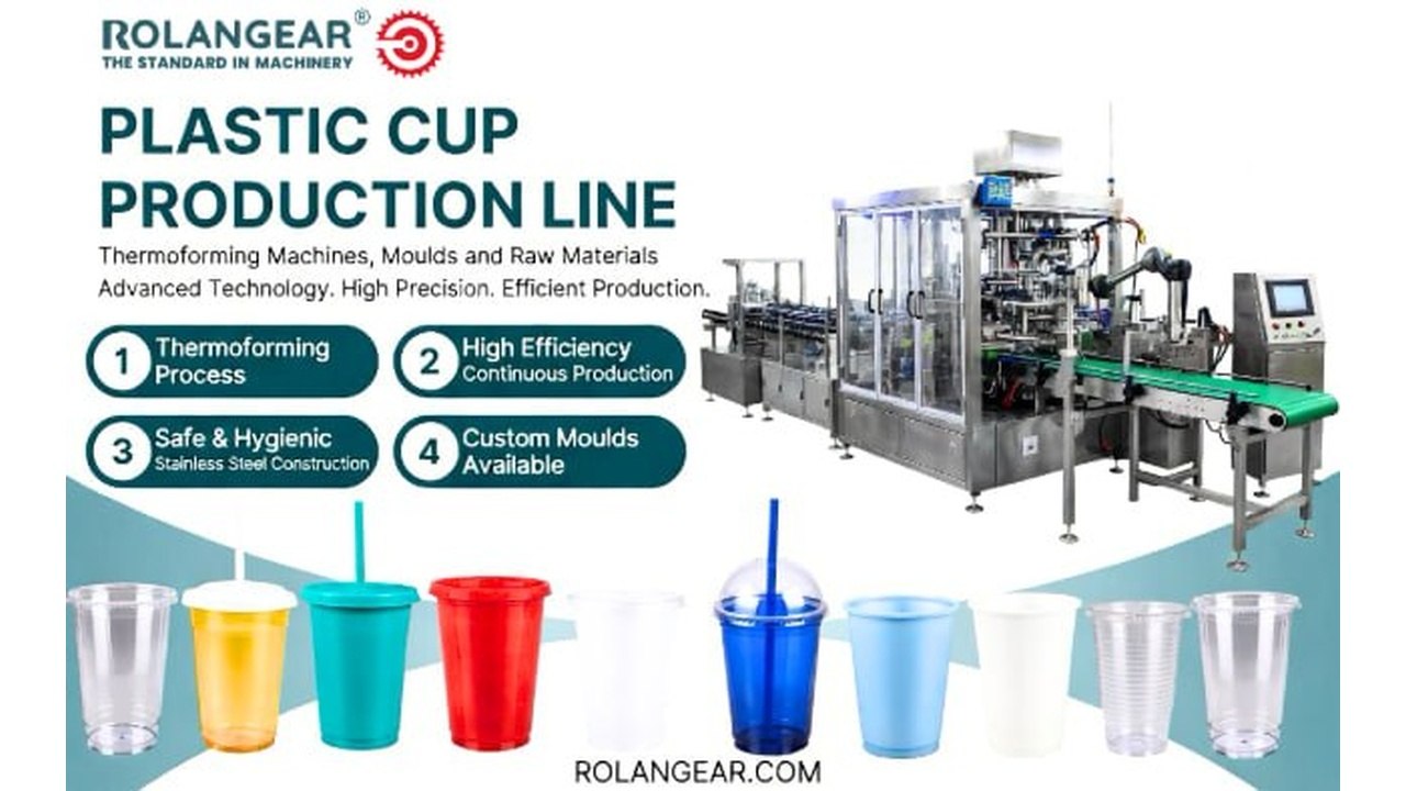 Plastic Cup Production Line: Thermoforming Machines, Moulds and Raw Materials