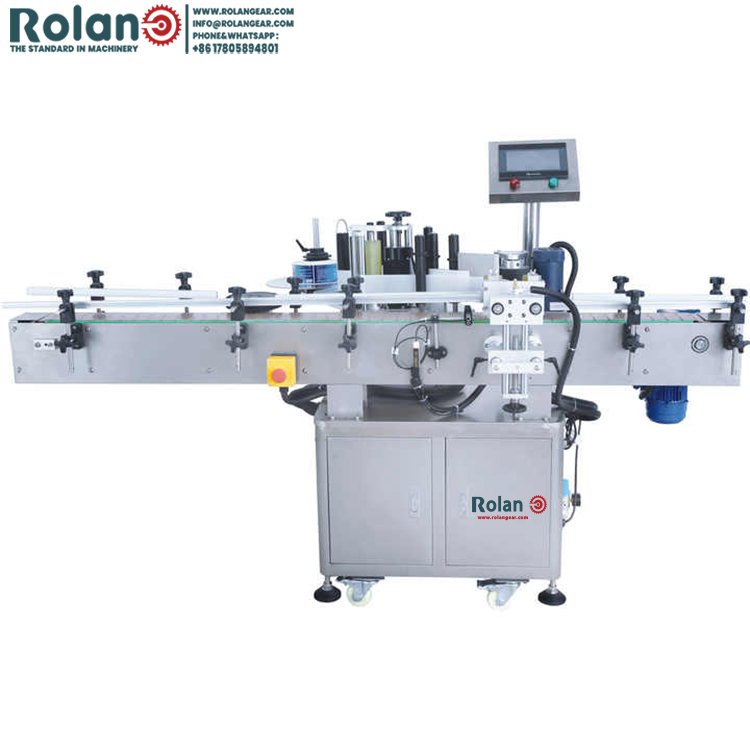 Automatic vertical round bottle positioning labeling machine Rolan ⚙