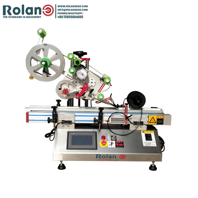 fully automatic desktop flat surface labeling machine Rolan ⚙