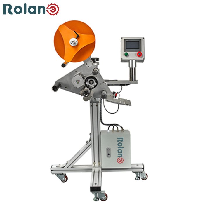 On line plane roller labeling machine Rolan ⚙