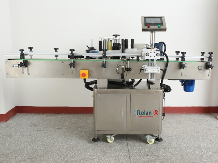 Automatic vertical round bottle positioning labeling machine Rolan ⚙