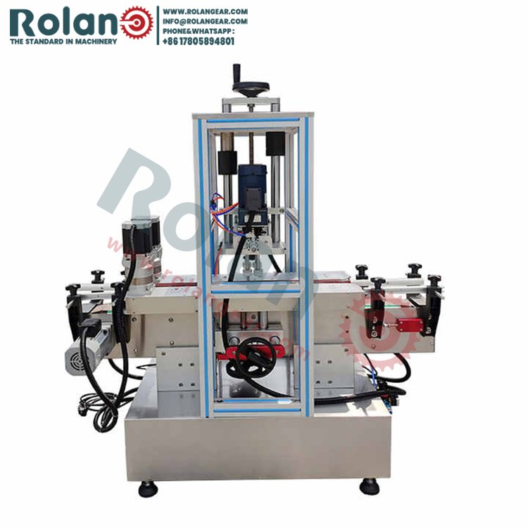 Automatic continuous tabletop desk type capping machine Rolan ⚙