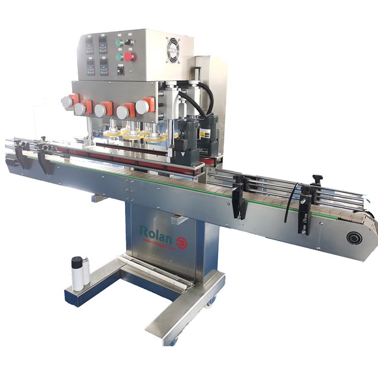 Linear 6-wheel capping machine Rolan ⚙