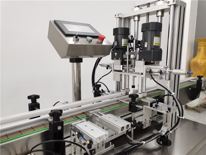 Automatically drop the lid+ Automatic conveyor lid +Automatic capping  machines Rolan ⚙