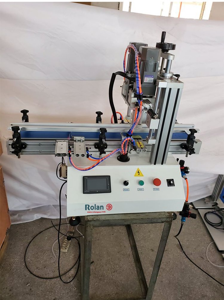 Stainless Steel Automatic Desktop Pneumatic Capping Machine Rolan ⚙