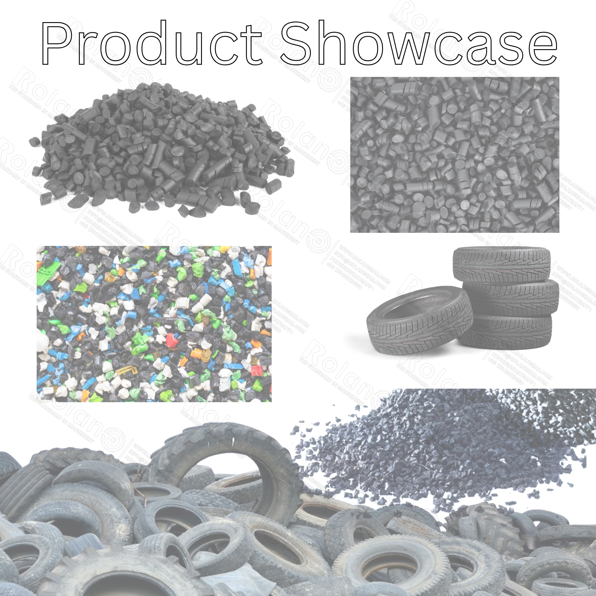 300KG Automatic Mechanical Tire Recycling Line