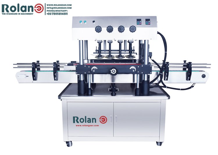 Linear 8-wheel capping machine Rolan ⚙