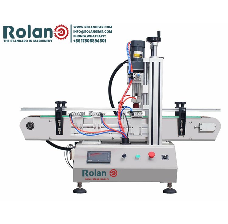 Stainless Steel Automatic Desktop Pneumatic Capping Machine Rolan ⚙