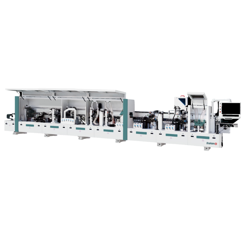 PUR automatic edge banding machine with side drilling