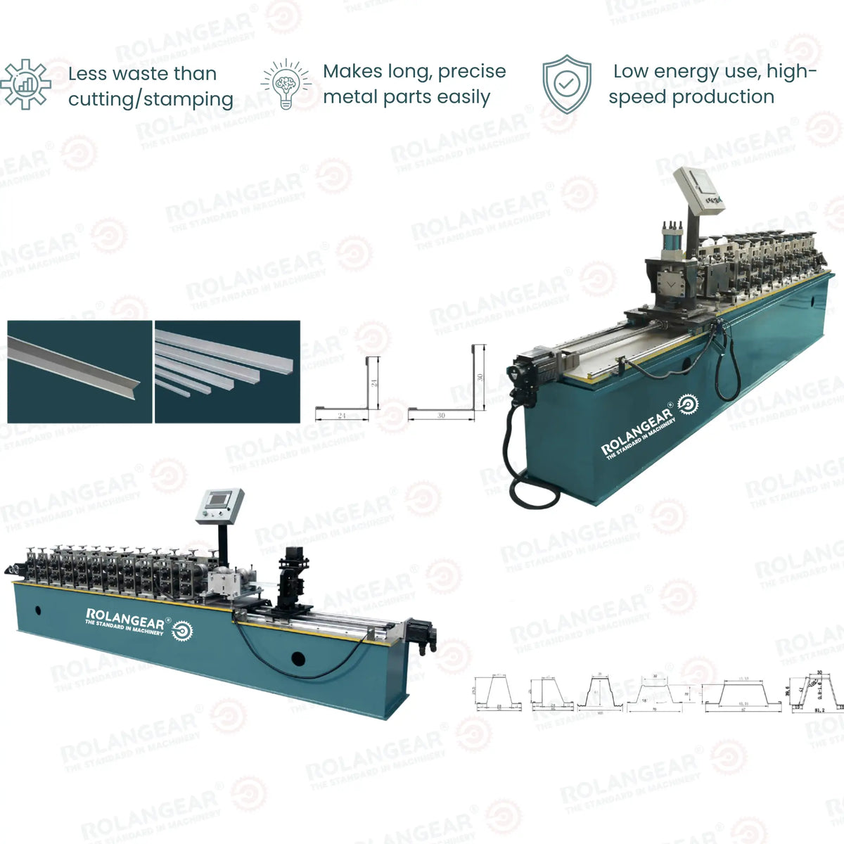 RGT-535F Multi-Function Roll Forming Machine