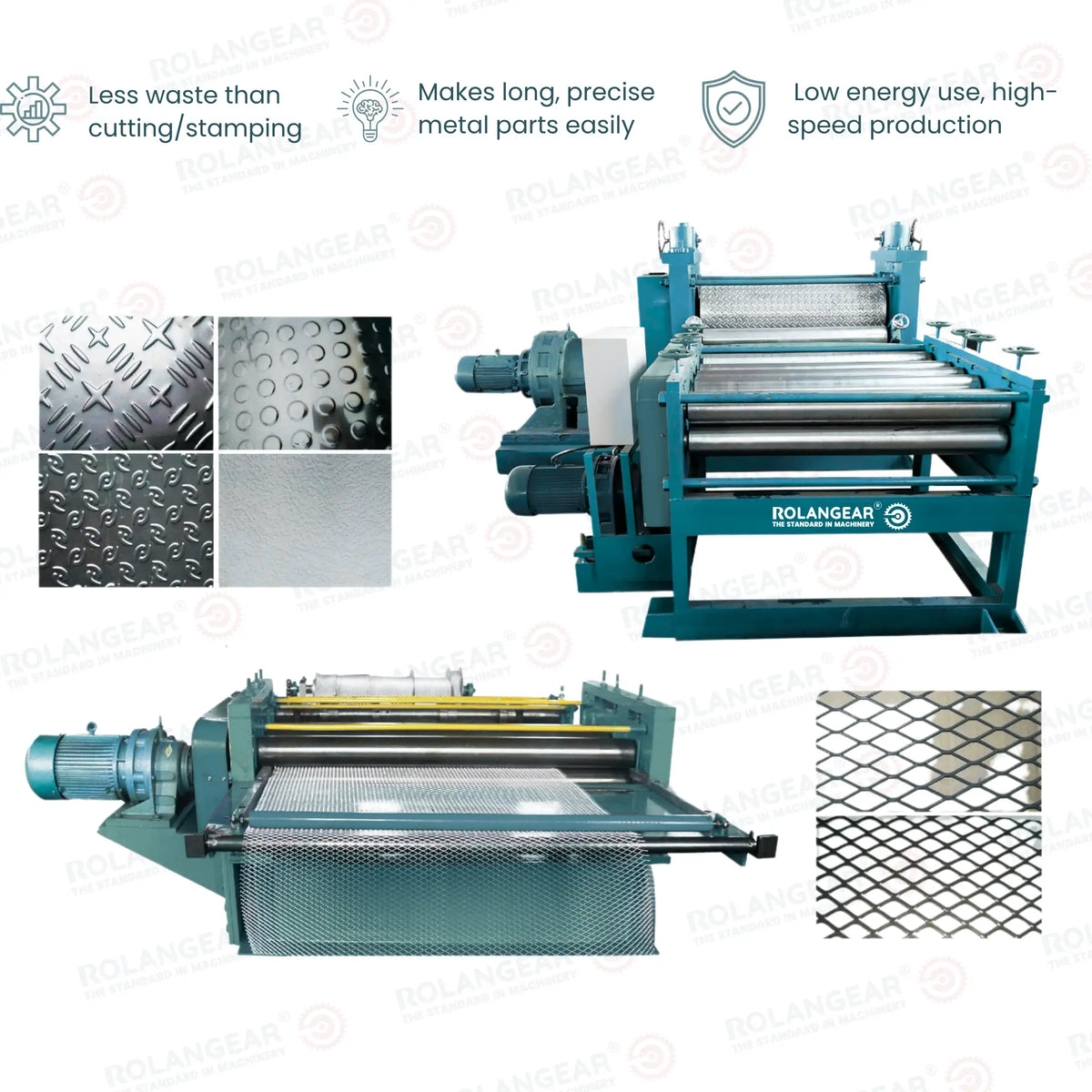 RGT-559F dual-function embossing expanded metal mesh máquina