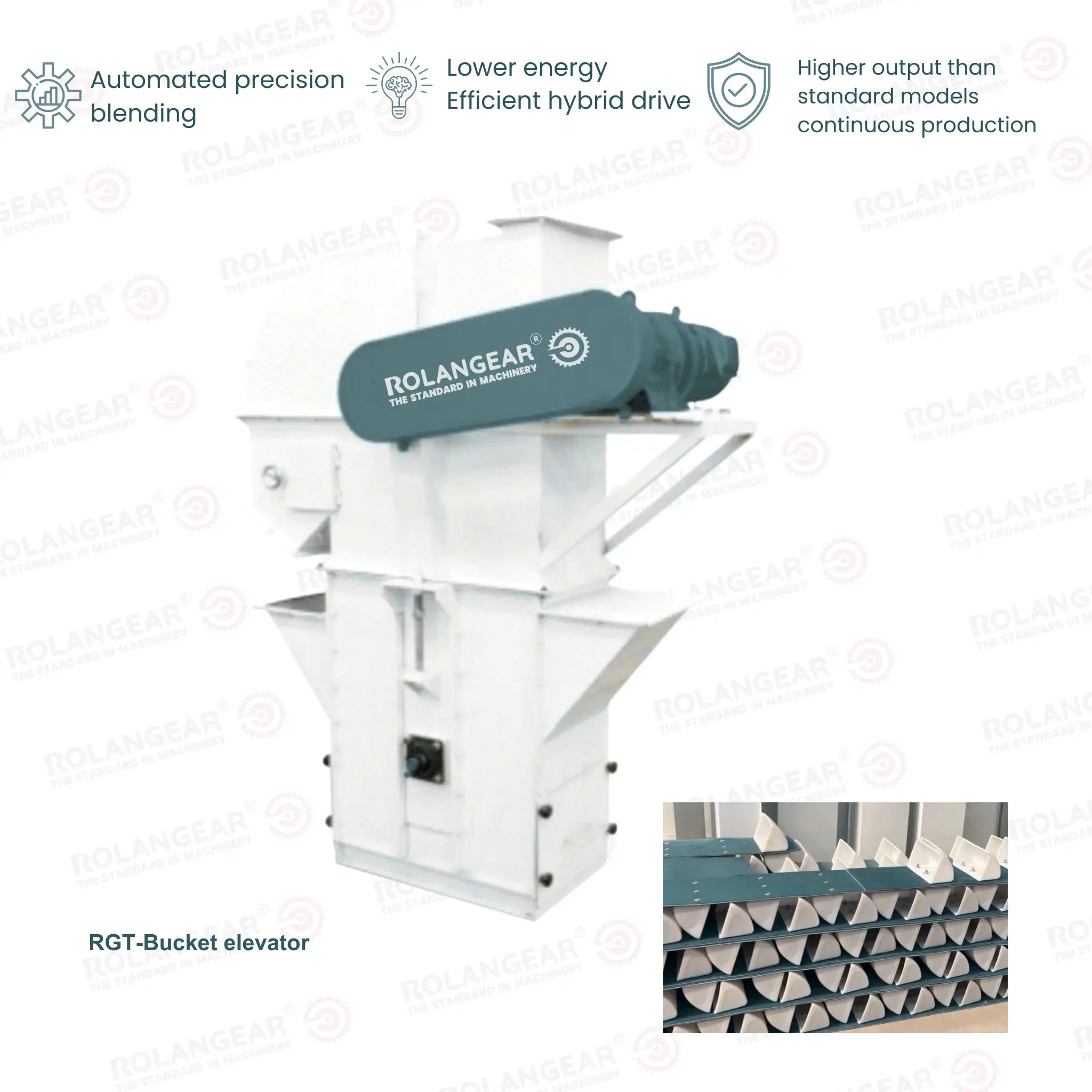 RGT-596F High-Capacity Bucket Elevator System