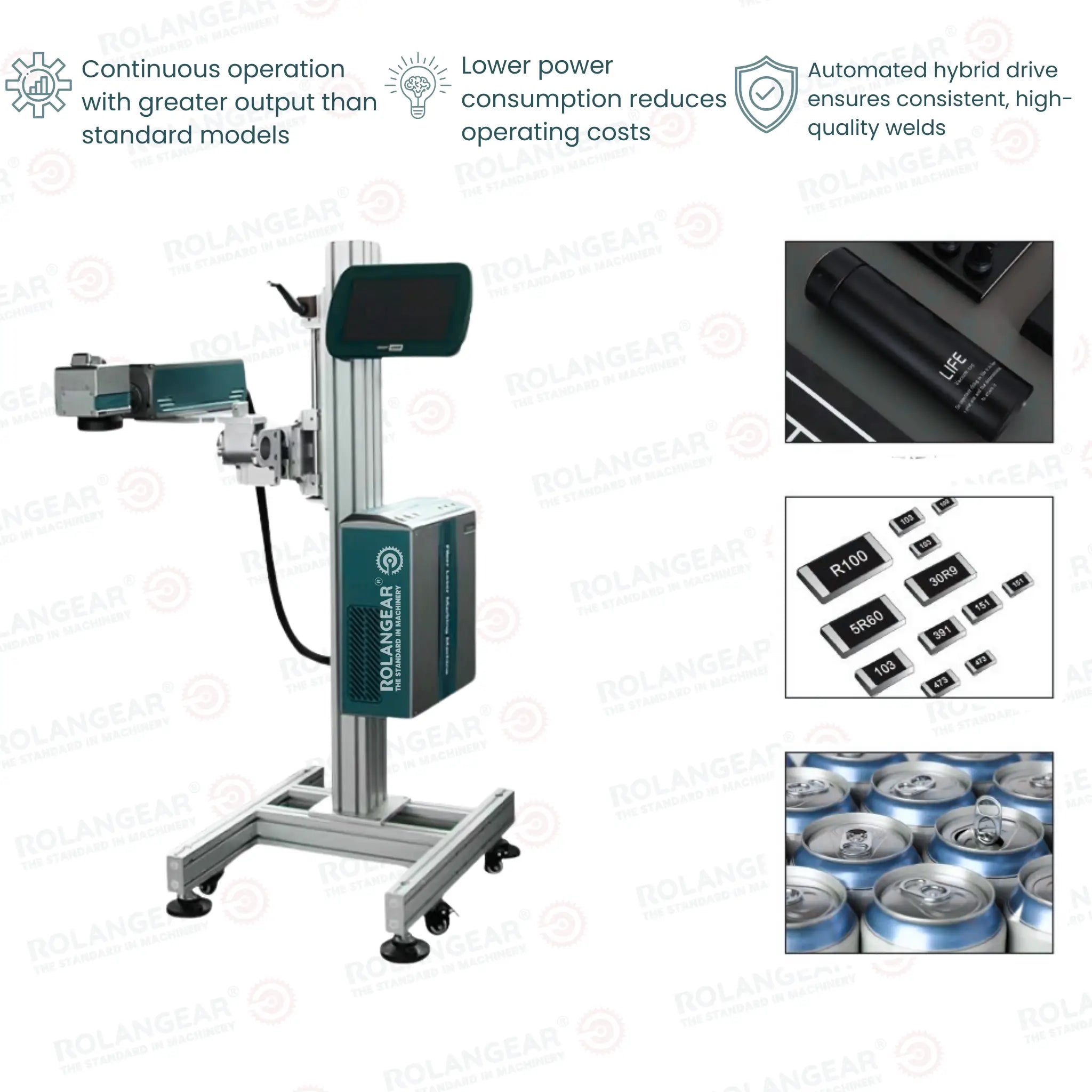 Fiber Laser Production Line Marking System