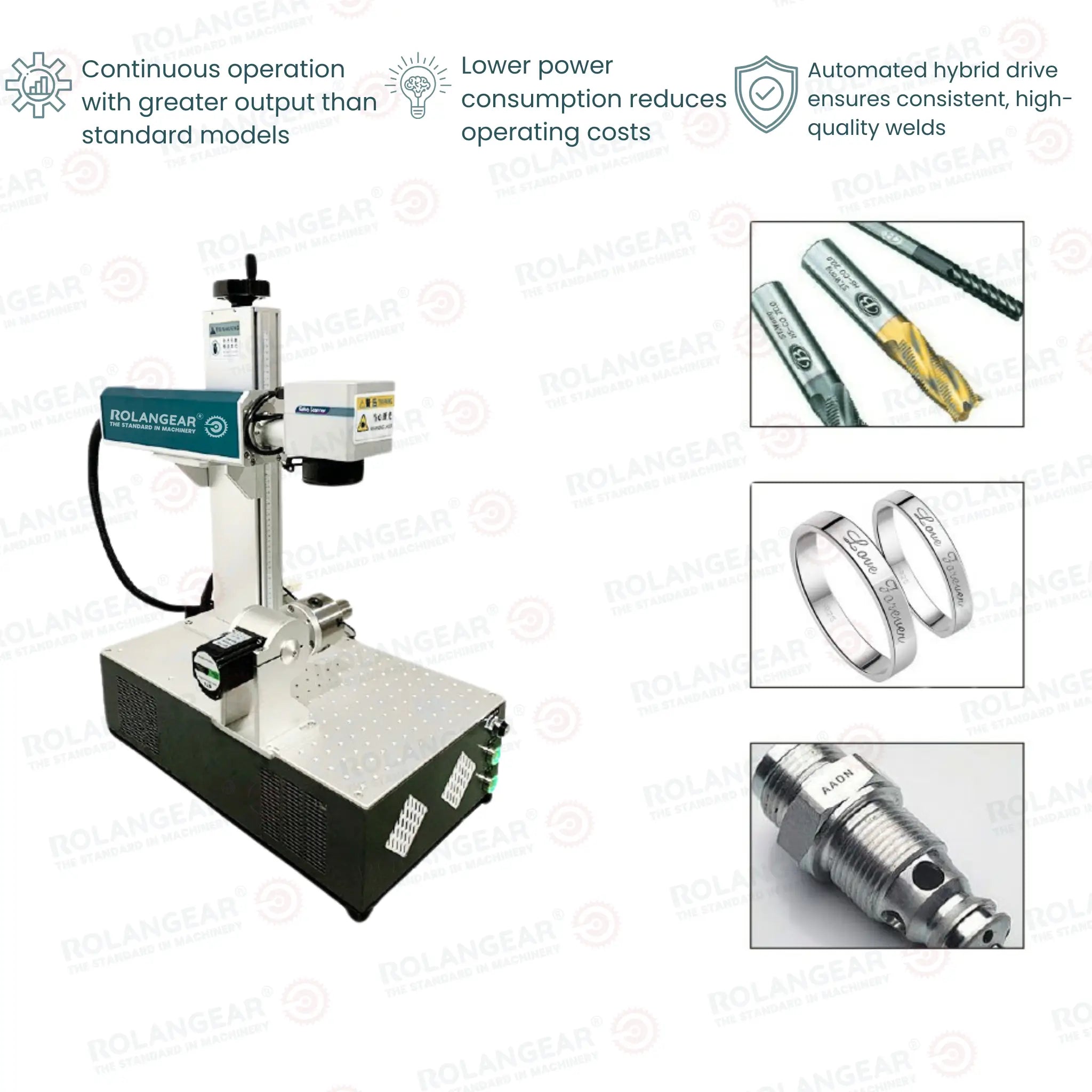 Rotary Fiber Laser Marking System