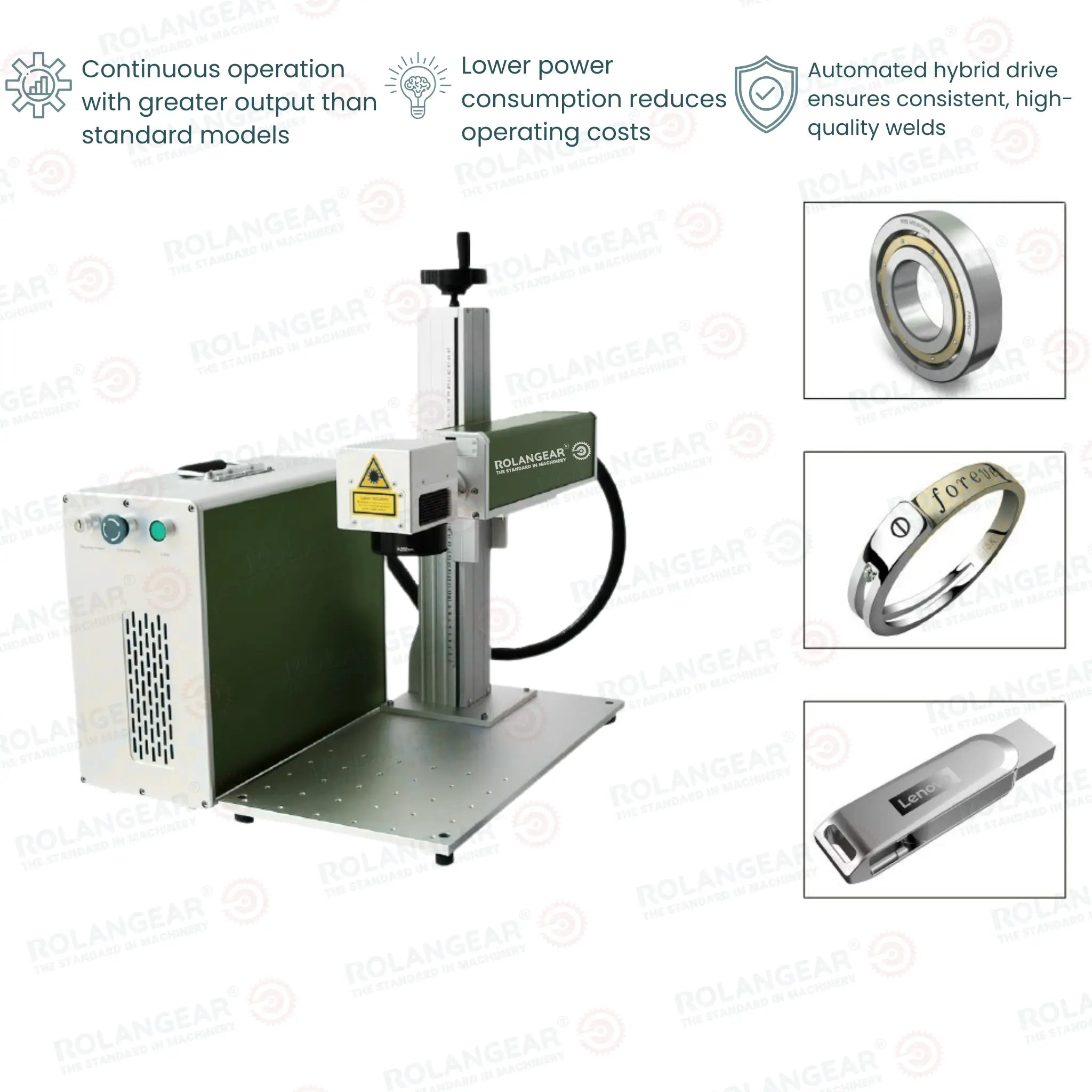 Dual-Type Fiber Laser Marking System
