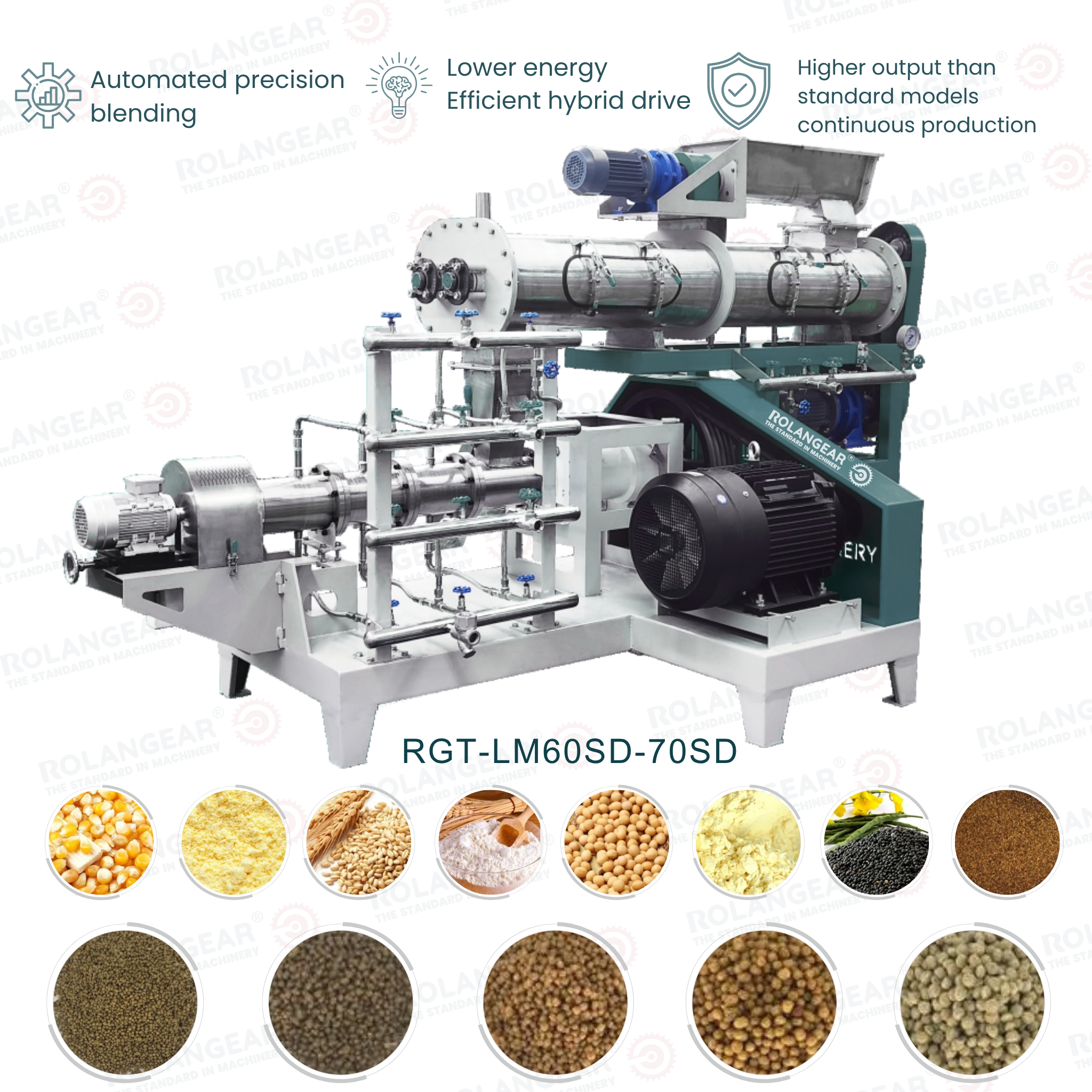 RGT-571F Wet-Process Floating Feed Extruder