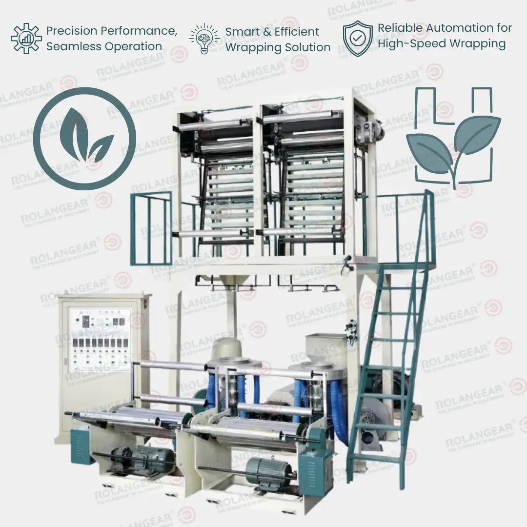 Single-Screw Double-Die Film Blowing Machine