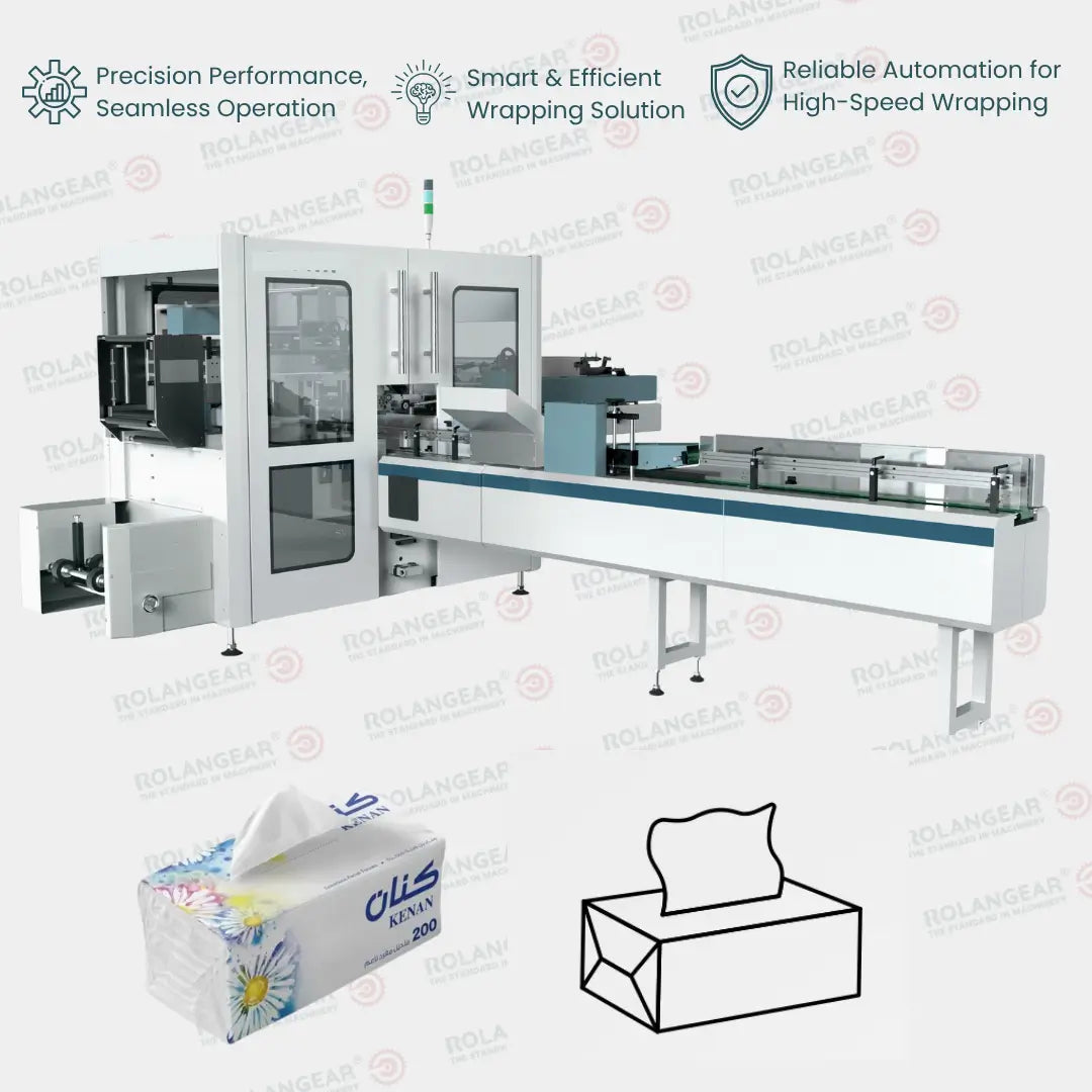 RG-200S multi servos single tissue máquina envolvedora