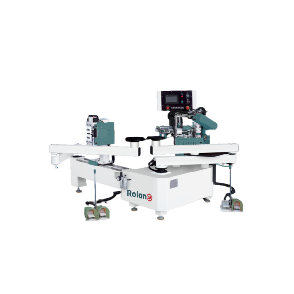 Automatic curved edge banding machine